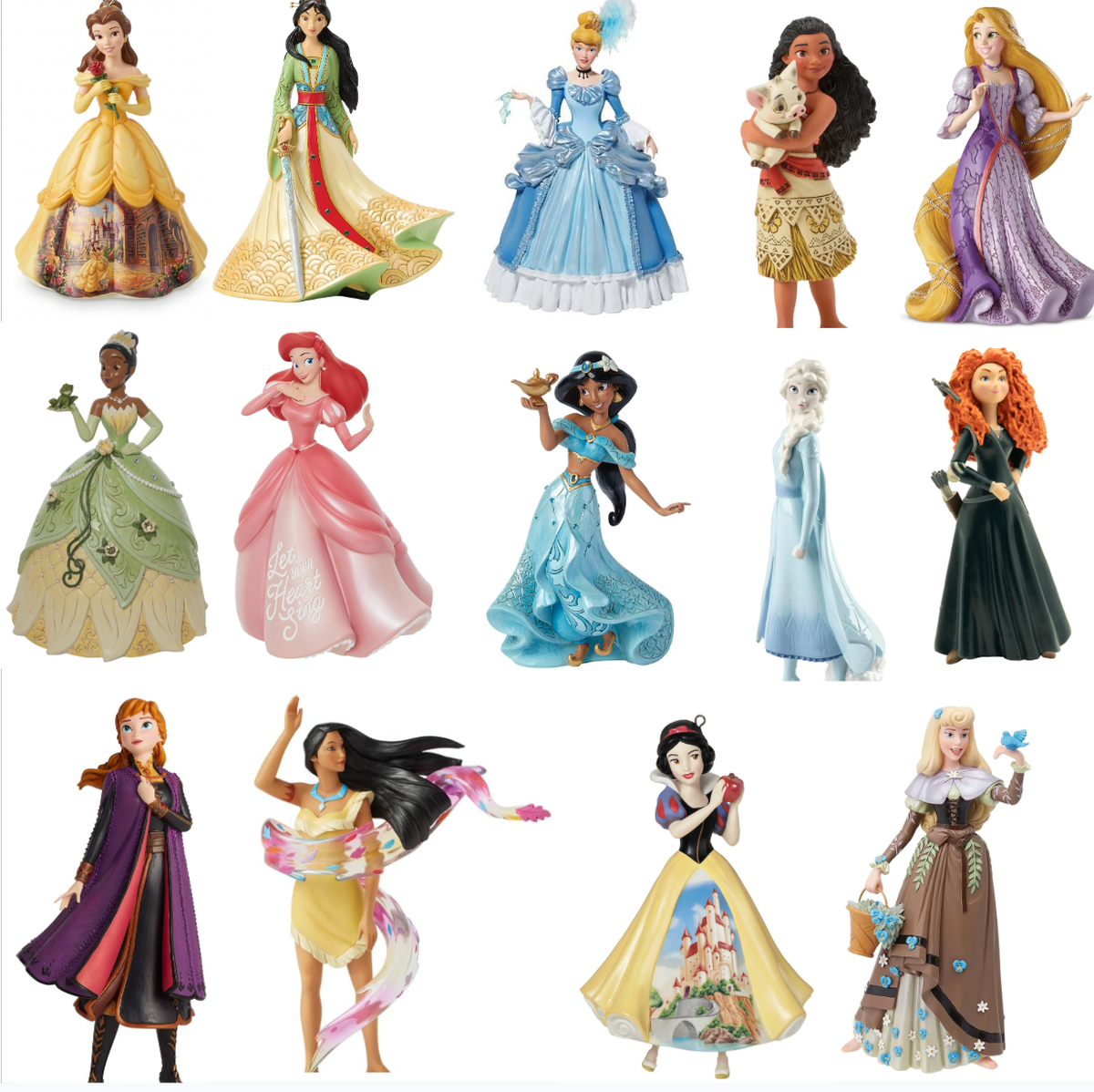 FairyTale Princess Ornaments - The Full Set
